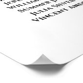 4 Tableau Émeraude Vert Floral Mariage Carte de si (Coin)