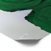 4 Tableau Rose vert émeraude Élégant tableau de si (Coin)