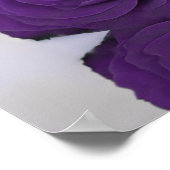 4 Tableau Royal Purple Rose Élégant Sièges (Coin)