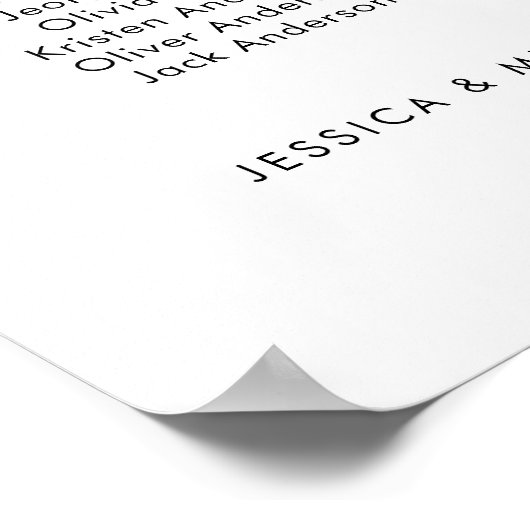 4 Tables Modernes Nos Personnes Préférées Tableau  (Coin)