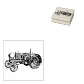 4 tailles tampon caoutchouc rétro image Tracteur (Tamponné)