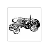 4 tailles tampon caoutchouc rétro image Tracteur (Impression)