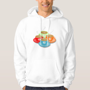 4 tasses de café Sweat - shirt à capuche