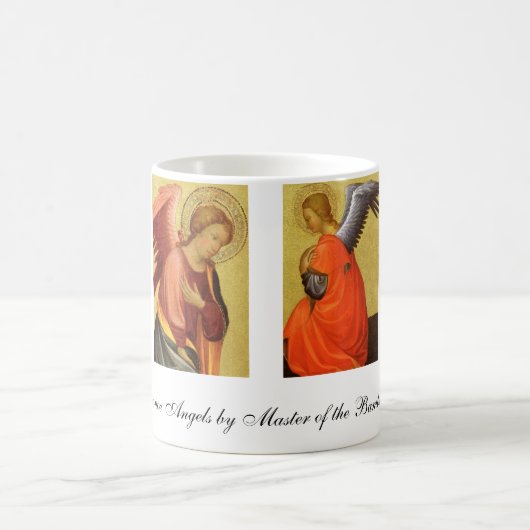 4 verschillende Renaissance engel-portretschilderi Koffiemok (Center)