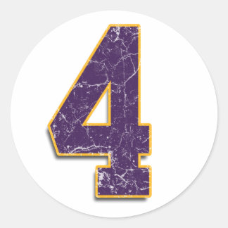 #4 Vikings Brett Favoriser autocollant