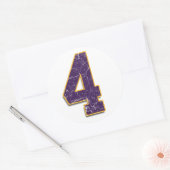 #4 Vikings Brett Favoriser autocollant (Enveloppe)