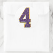 #4 Vikings Brett Favoriser autocollant (Sac)