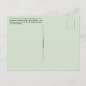 4 Vrouw Zagen in een tuin (detail; M 070) Briefkaart (Achterkant)