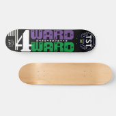 4 WARD KC/CBAR Planche de Skateboard 7 3/4" (Horz)