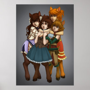 4-way Hug Poster
