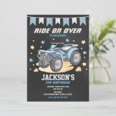 4 Wheeler Birthday Invitation / Quad Bike / ATV (Debout devant)