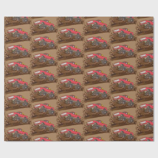 4-wielmodder Thunder_Cove Cadeaupapier (Vlak)