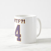 #4 WTF ? ! Brett Favre ? Vikings ? pro tasse (Devant droit)