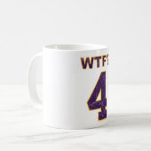 #4 WTF ? ! Brett Favre ? Vikings ? pro tasse (Devant gauche)