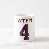 #4 WTF ? ! Brett Favre ? Vikings ? pro tasse (Centre)