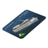 4 "x3" Stateroom deurmagneet Magneet (Linkerzijde)