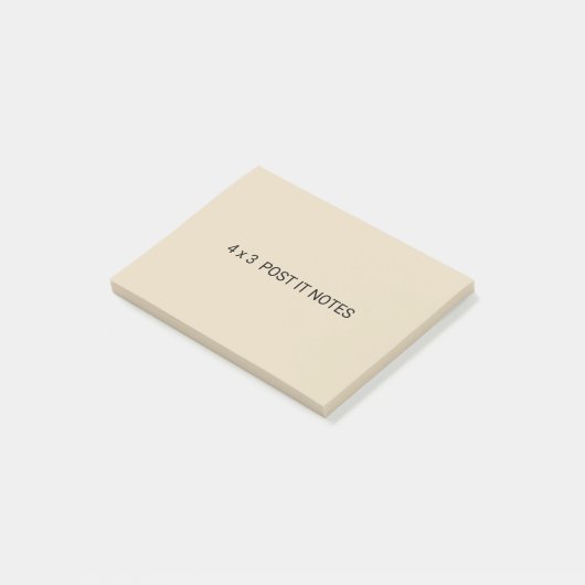 4 x 3 notes de post-it faites sur commande (Incliné)