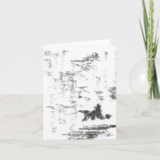 4 x 5,6 inch gevouwen Kaart voor noot - "Laberinto