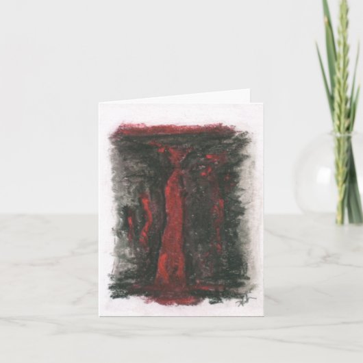 4 x 5,6 inch gevouwen Note Kaart - "ENIGMA" (Voorkant)