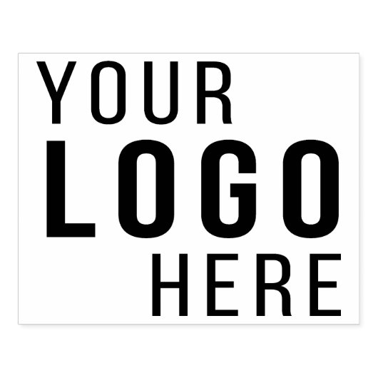 4 x 5-inch grote aangepaste Logo op maat Rubberstempel (Afrduk)