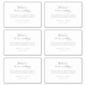 4 x 6 Boîte cadeau de bienvenue Stickers Étiquette (Devant)