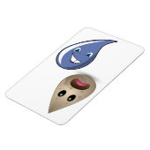 4 x 6-inch reinigings-/vuile waterdruppels Geen te Magneet (Linkerzijde)