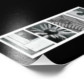 4 x 6 Love (Noir) Alphabet Lettre photo Art (Coin)