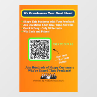 4 x 6 vensterklemmen raamsticker