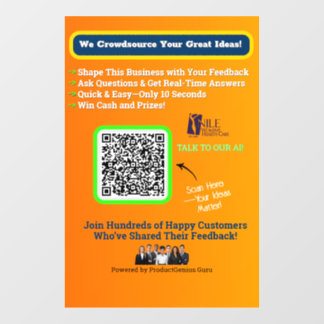 4 x 6 vensterklemmen raamsticker