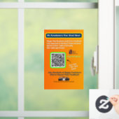 4 x 6 vensterklemmen raamsticker (Huis)