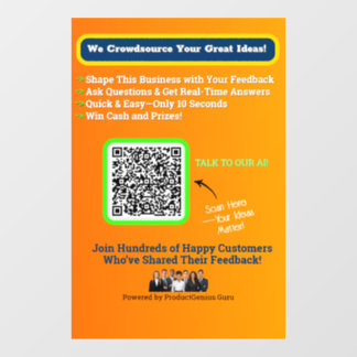 4 x 6 vensterklemmen raamsticker