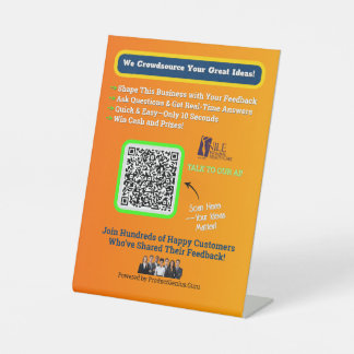 4 x 6 vensterklemmen reclamebord met voetstuk