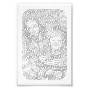 4 x 6 White Lijst Foto Afdruk