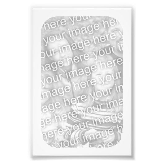 4 x 6 White Lijst Foto Foto Afdruk (Voorkant)