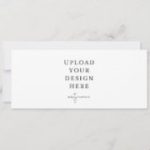 4 x 9,5-inch Narrow Uitnodiging - Landschap (Achterkant)