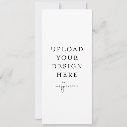 4 x 9,5-inch Narrow Uitnodiging - Portret (Voorkant)