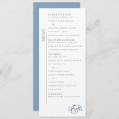 4" x 9" Glacier Lake-menu Menu (Voorkant / Achterkant)