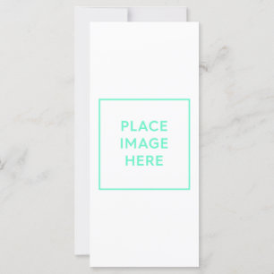 4 x 9 inch plat Wenskaart Kaart