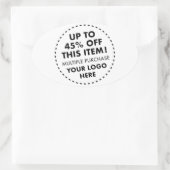 4 x Aangepaste Ovale Stickers 45% OFF Bulk Kopen K (Tas)