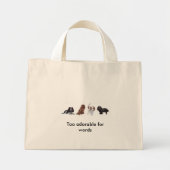 4 x King Charles Cavalier Spaniel Canvas tas (Voorkant)