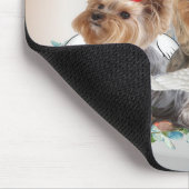 4 Yorkie Perfect Angels mousepad Muismat (Hoek)