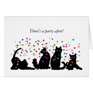 4 zwarte katten