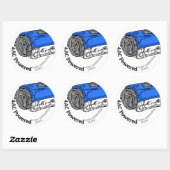 4AC Powered (Het underdog verhaal) Ronde Sticker (Vel)