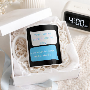 4am Grappige Tekstberichten van Nieuwe Ouders Koffiemok