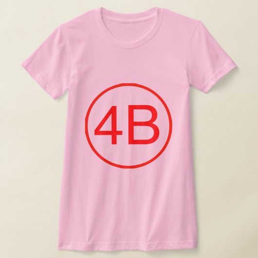 4B T-shirt (Laagn)