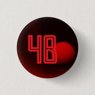 4B-verplaatsing Ronde Button 3,2 Cm