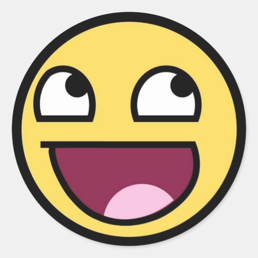 4Chan-Stickers Ronde Sticker (Voorkant)