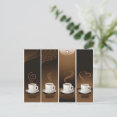 4CupsCoffee Briefkaart (Staand voorkant)