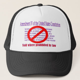 4de amendement - Onwettig verboden Trucker Pet