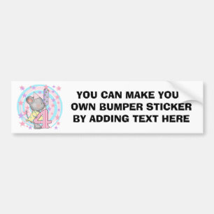 4de de verjaardagsT-shirts en Giften van de muis Bumpersticker